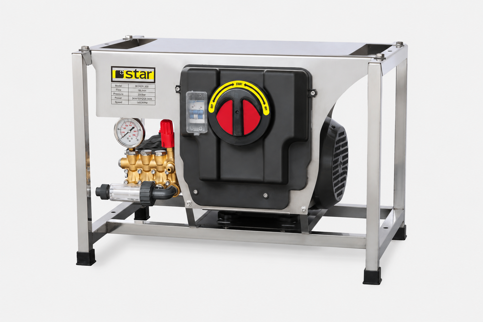 STR BOXER 200 Hogedrukreiniger